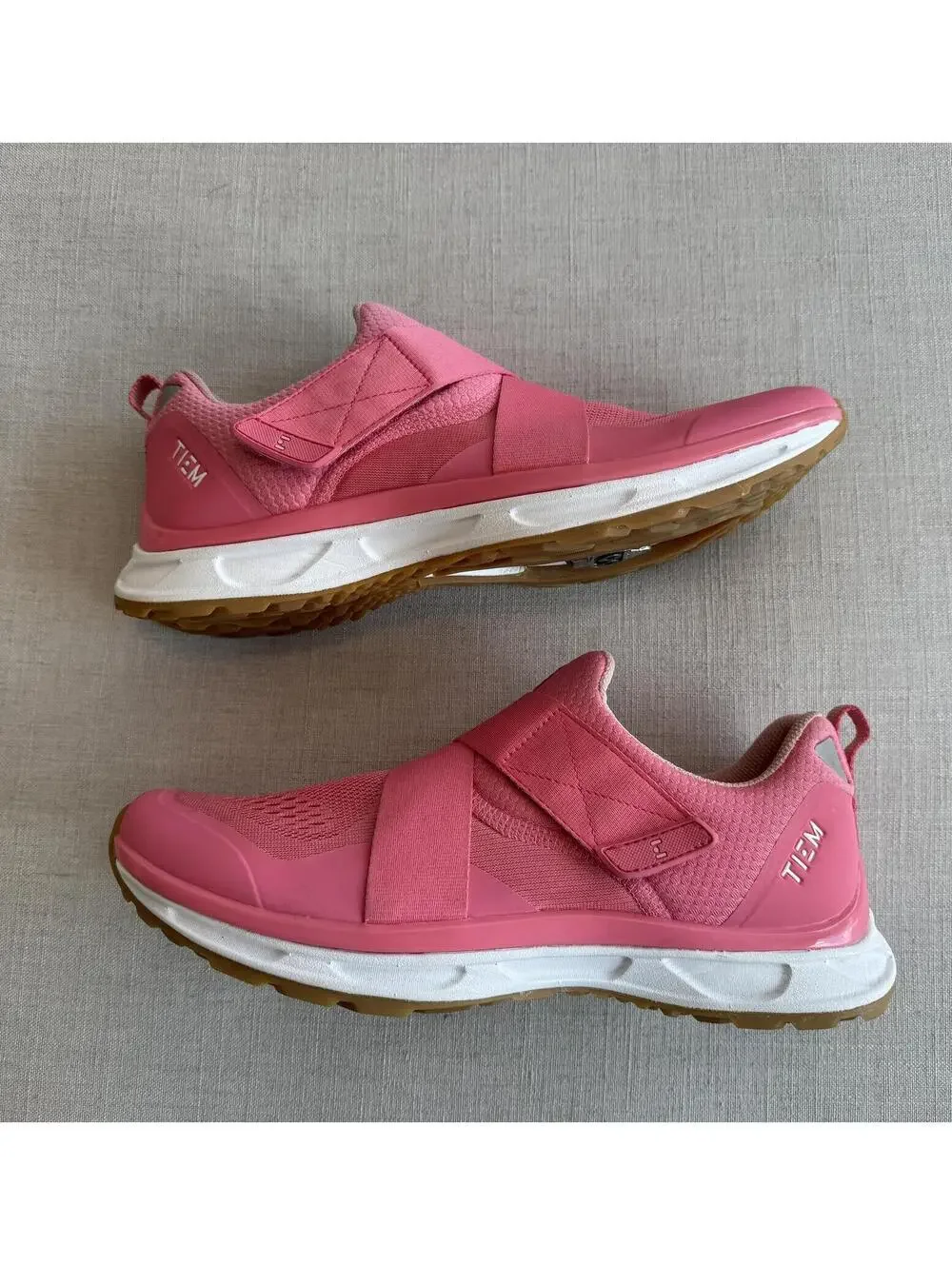 TIEM Slipstream Indoor Cycling Shoes Pink Size 12 Cleats Included